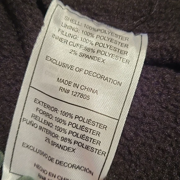 New With Tags DKNY Boys coat, size medium 10/12, dark grey - Picture 9 of 12